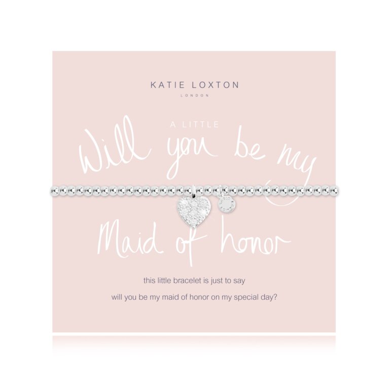A Little Will You Be My Maid Of Honor Bracelet