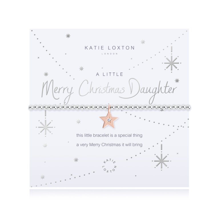 A Little Merry Christmas Daughter Bracelet