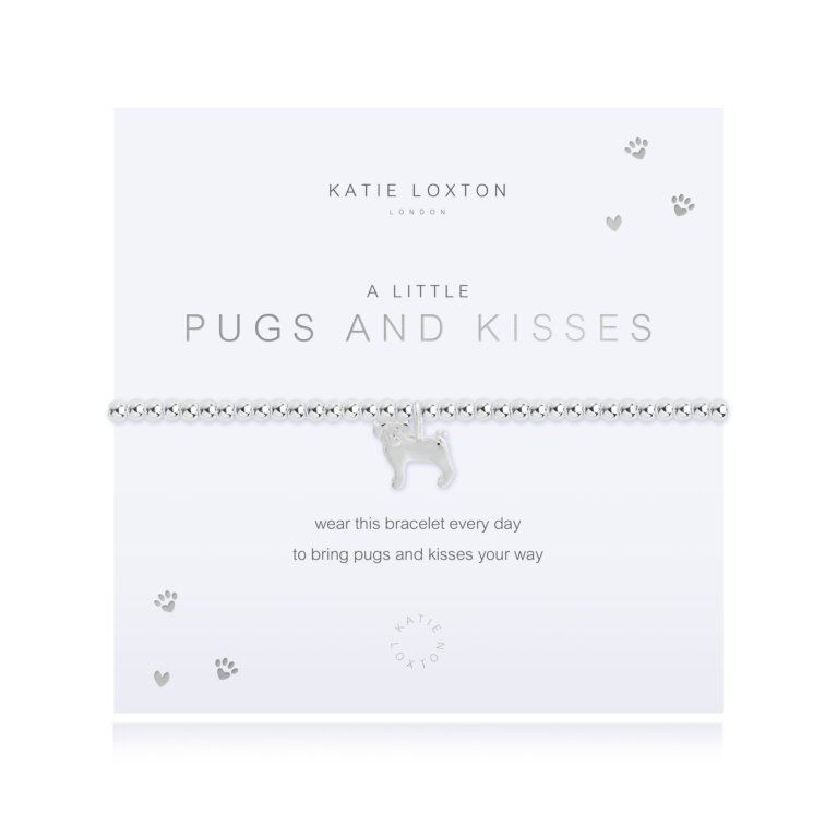 A Little Pugs And Kisses Bracelet