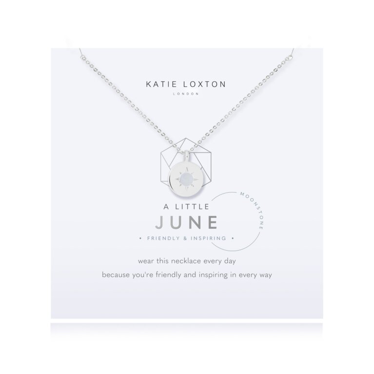 Birthstone a little Necklace June Moonstone