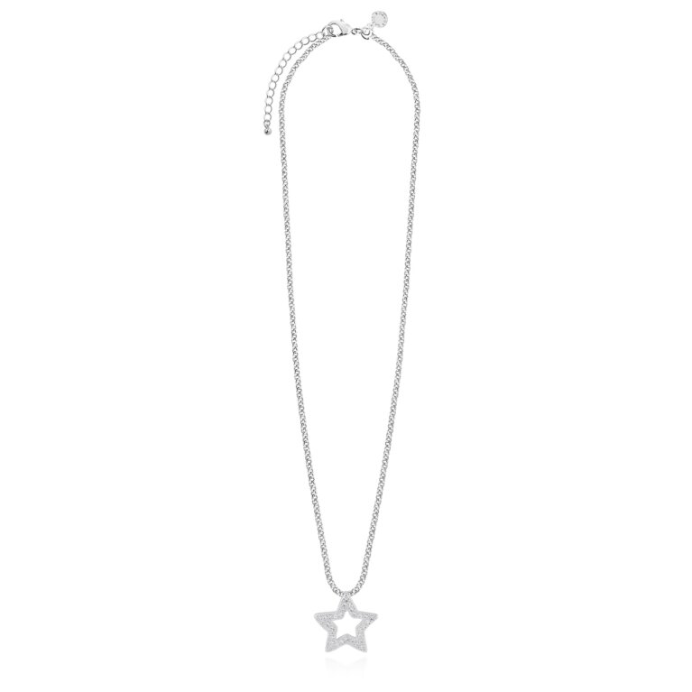 Lucia Lustre Star Organic Pave Necklace