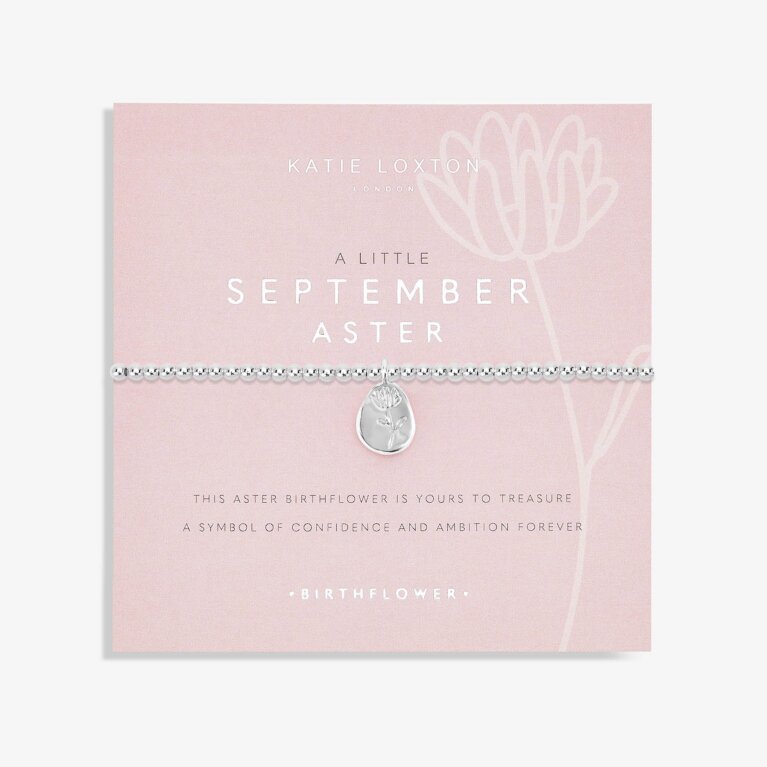 Birthflower A Little September Aster Bracelet