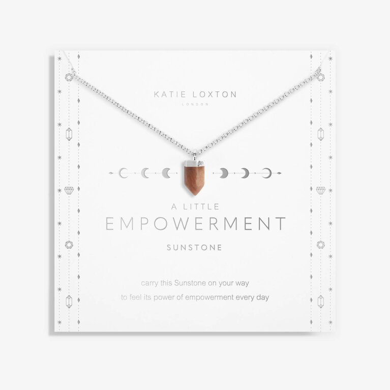 Affirmation Crystal A Little 'Empowerment' Sunstone Necklace