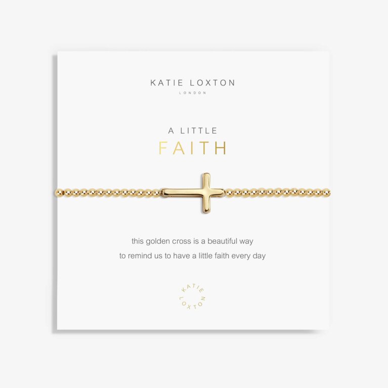 Gold A Little 'Faith' Bracelet
