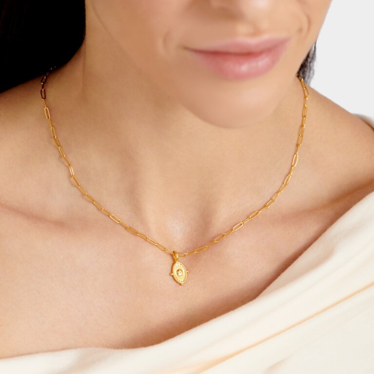 Talis Waterproof Gold Charm Necklace