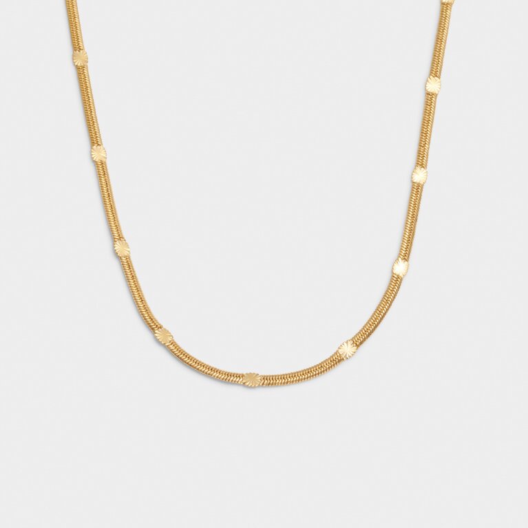 Celeste Waterproof Gold Snake Chain Necklace
