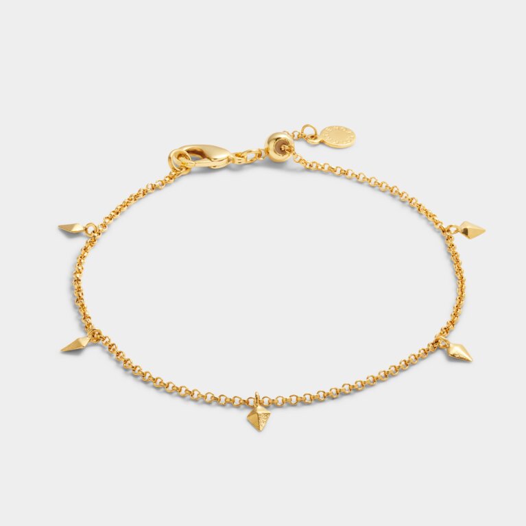 Estee Waterproof Gold Charm Bracelet