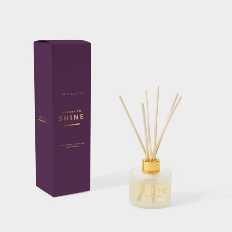 Sentiment Reed Diffuser 'Choose To Shine' Fig and Apple Blossom 