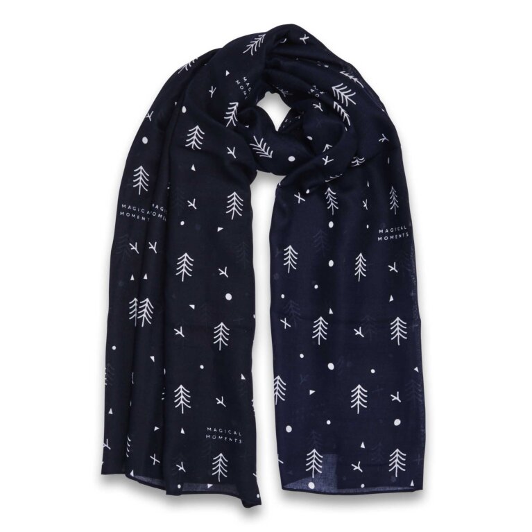 Sentiment Scarf | Magical Moments | Navy