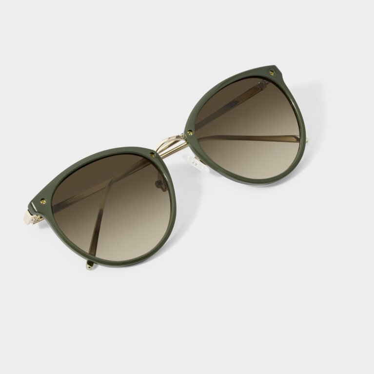 Santorini Sunglasses in Olive