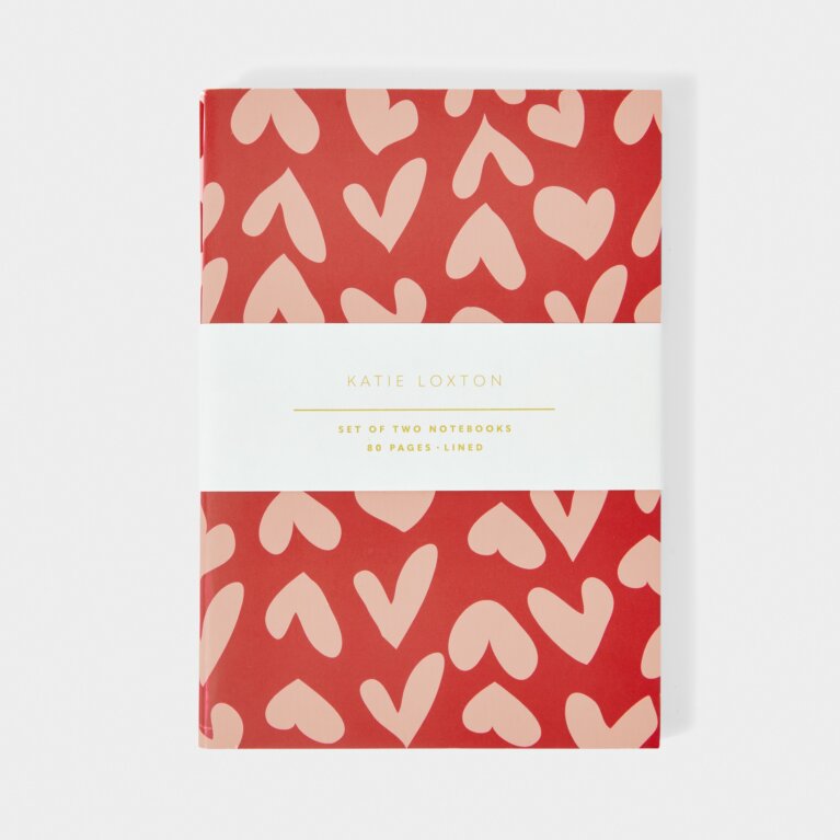 Duo Notebooks 'Live, Love, List' in Red