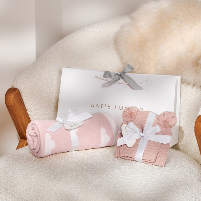 'Welcome To The World' Pink Gift Set