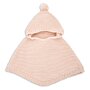 Baby Knitted Poncho 3-6 Months in Pink