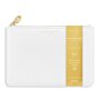 Birthstone Perfect Pouch 'April' Rock Crystal White