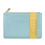 Birthstone Perfect Pouch December in Turquoise Duck Egg Blue