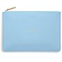 Colour Pop Perfect Pouch 'Live To Dream' in Blue And Pale Blue