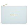 Bridal Perfect Pouch 'Maid Of Honour' in Powder Blue