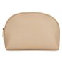 Secret Message Wash Bag 'It's A Lovely Day To Go After Your Dreams' in Taupe