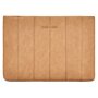 Kayla Quilted Clutch in Tan