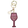 Chain Keyring 'Partners In Wine' in Plum