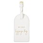 Children's My First Luggage Tag in White