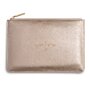 Perfect Pouch Just Married in Metallic Gold