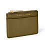 Cleo Coin Purse And Card Holder in Warm Khaki