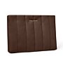 Kendra Quilted Clutch in Dark Chocolate