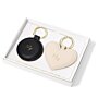 Beautifully Boxed Keyring Set 'Mr And Mrs' in Black