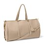 Fold-Out Garment Weekend Bag in Light Taupe