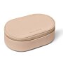Oval Jewelry Box in Nude Pink