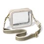 Clear Camera Bag in Off White