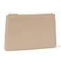 Sentiment Pouch 'Wonderful Mom' in Light Taupe