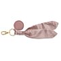 Carrie Scarf Keyring Bag Charm in Pink