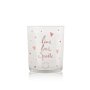 'Live Love Sparkle Candle' In Beach Rose And Sweet Pea