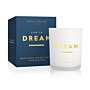 Sentiment Candle 'Live To Dream' White Orchid And Soft Cotton