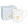 My First Baby Mug You'Re Rooar-Some! in White And Gold