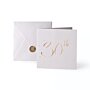 Greeting Card 30th Gold Writing & Confetti Pattern