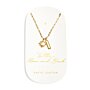 'To The Moon & Back' Waterproof Gold Charm Necklace