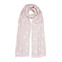 Sentiment Scarf Fabulous Friend in Nude Pink And White
