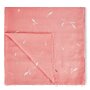 Foil Scarf Petal Print in Pink