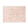 Terazzo Foil Printed Scarf in Pink And Gold