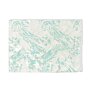 Animal Foil Printed Scarf in Duck Egg Blue in Silver