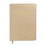 A4 Notebook 'Shine Bright' in Metallic Gold