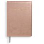 Mini Notebook Love Love Love in Metallic Pink
