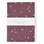 Duo Notebook 'Take Time To Enjoy The Little Things In Life' in Dark Pink and Plum