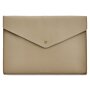 Laptop Sleeve 'Be Brilliant Make It Happen' in Taupe