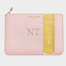 Birthstone Perfect Pouch July Sunstone in Blush Pink