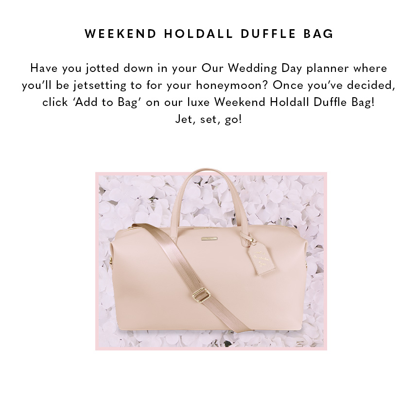 Weekend Holdall Duffle Bag Pale Pink
