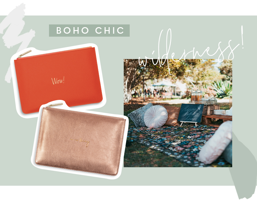 Wow Perfect Pouch, Jet Set Go metallic Perfect Pouch and picnic image